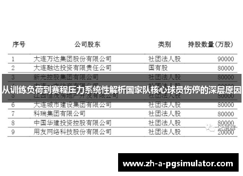 从训练负荷到赛程压力系统性解析国家队核心球员伤停的深层原因