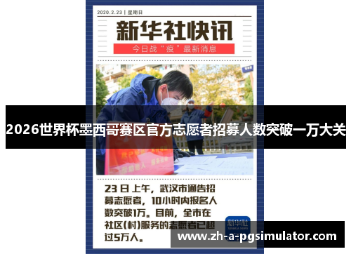 2026世界杯墨西哥赛区官方志愿者招募人数突破一万大关 2026世界杯墨西哥赛区官方志愿者招募人数突破一万大关