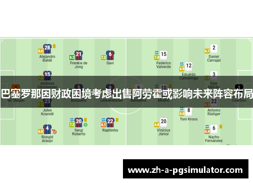 巴塞罗那因财政困境考虑出售阿劳霍或影响未来阵容布局 巴塞罗那因财政困境考虑出售阿劳霍或影响未来阵容布局